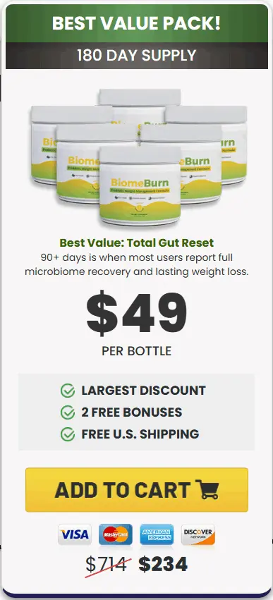 Buy Biome Burn 6 Bottle